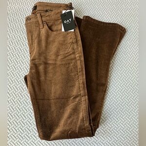 Oat New York High rise bootcut corduroy pants